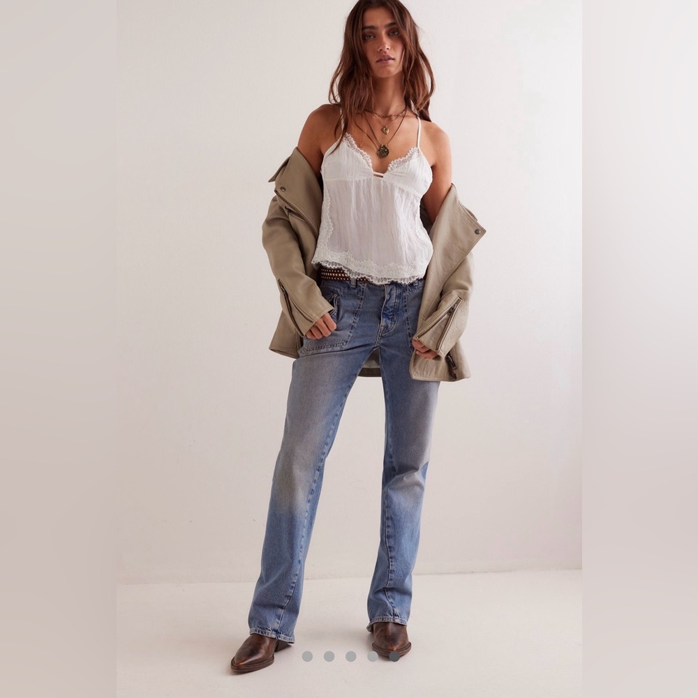 Free People Carnivale Bootcut Jean Size 28. Color Whiskey